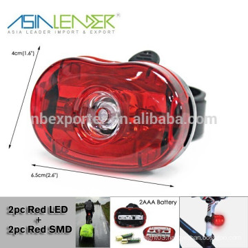 Ultra Bright 3-LED Bike Tail Light -Lighting Flashing Rear Bicycle Light